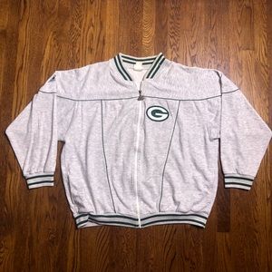Apex One Green Bay Packers NFL Full Zip Vtg Jacket